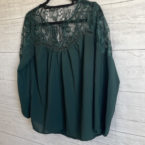 BB Dakota Embroidered Lace Long Sleeve Blouse l SIZE XS - Picture 4 of 10